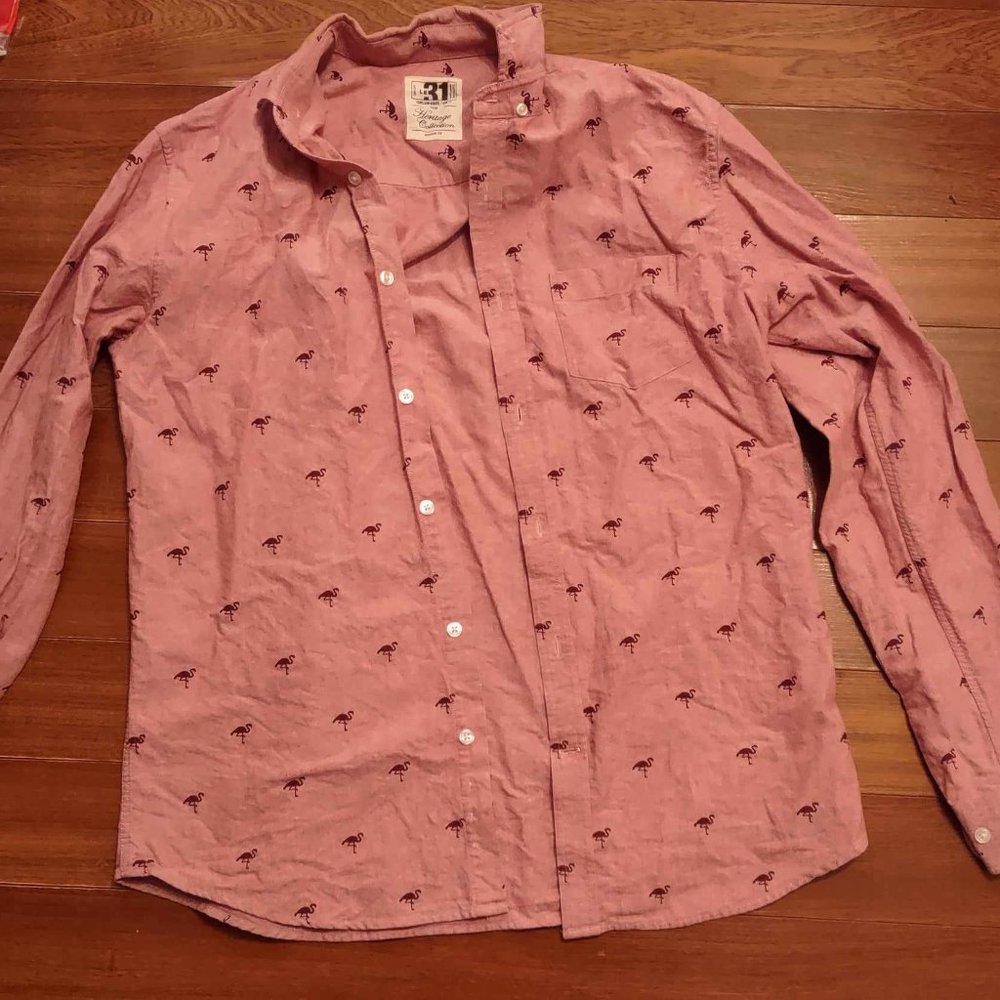 Flamingo long sleeve shirt